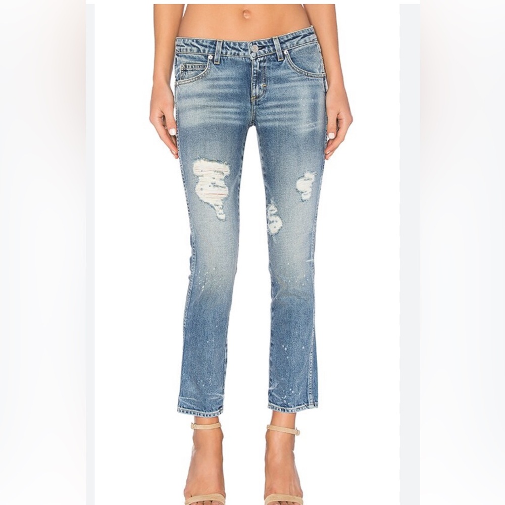Amo Kate jeans in Spin The Bottle wash from Revolve
